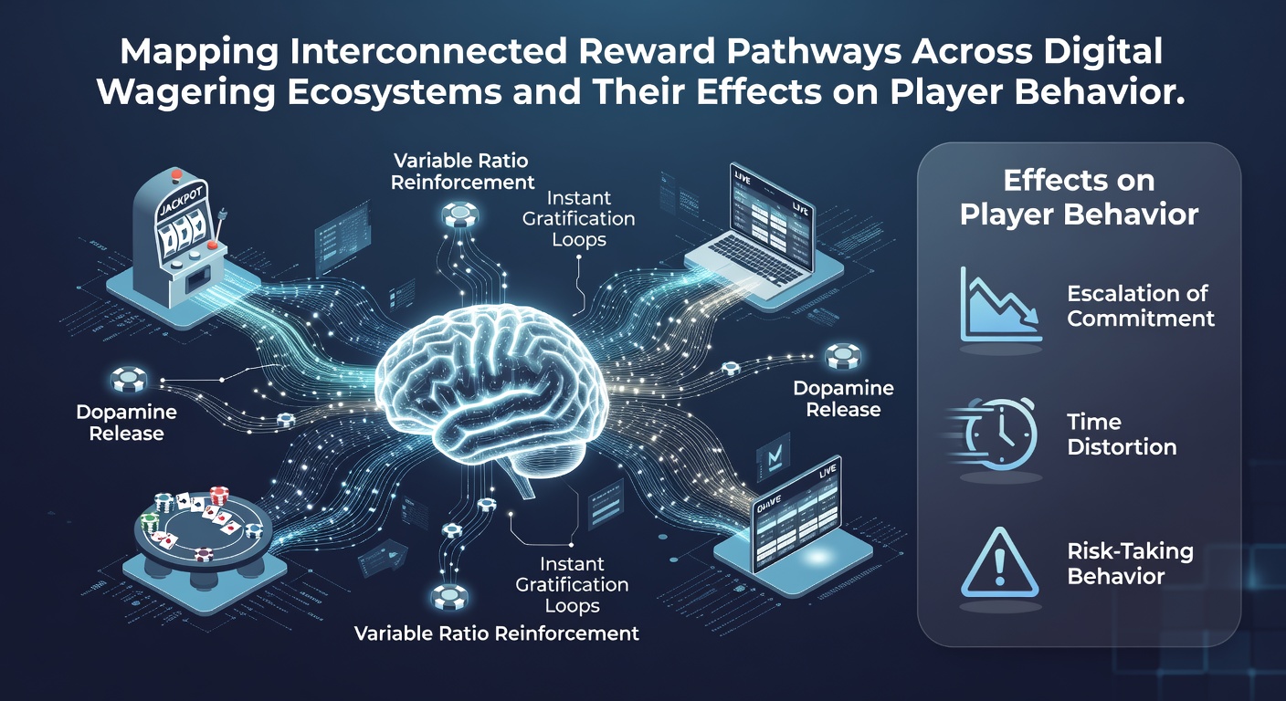 Chart displaying retention metric improvements linked to interconnected reward pathways in digital wagering ecosystems